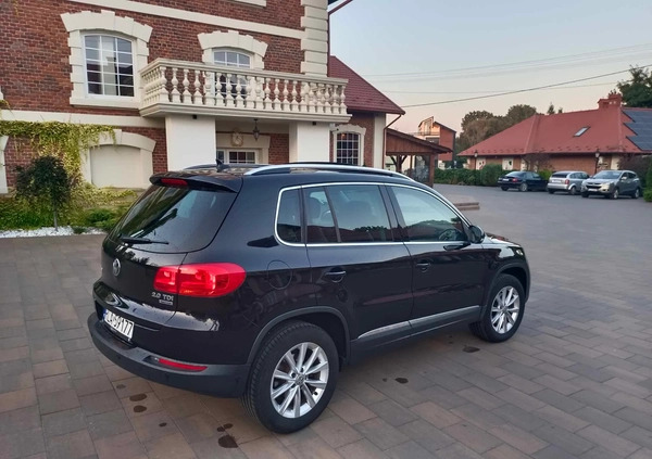 Volkswagen Tiguan cena 62200 przebieg: 129000, rok produkcji 2013 z Złotów małe 56
